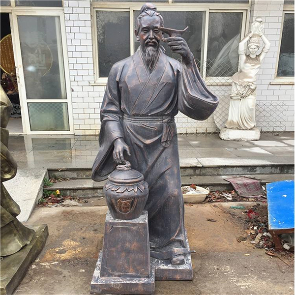 杜康釀酒雕塑.jpg 杜康釀酒雕塑.jpg