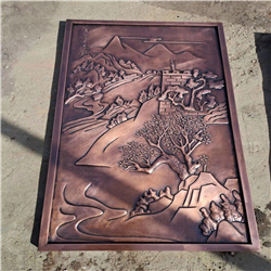 風水山水畫浮雕 風水山水畫浮雕