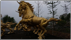 大型公園銅馬鑄造 大型公園銅馬鑄造