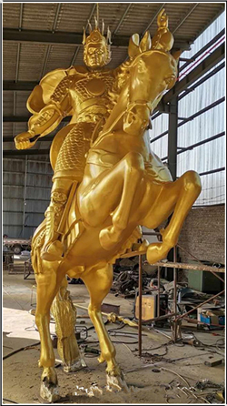 景觀銅馬擺件、