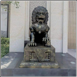門(mén)口銅獅子擺件