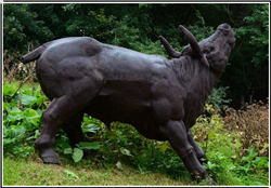 怒吼銅牛雕塑 怒吼銅牛雕塑