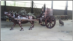 農耕拉車銅牛 農耕拉車銅牛