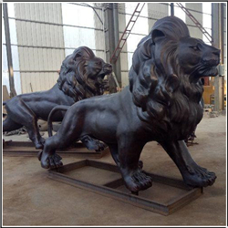 鑄銅獅子雕塑 鑄銅獅子雕塑