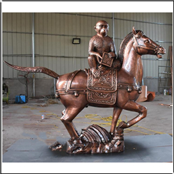 馬上封侯銅雕塑 馬上封侯銅雕塑