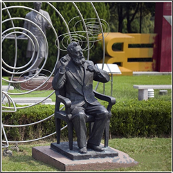 西方公園人物銅像鑄造 西方公園人物銅像鑄造