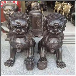 辦公室銅獅子 辦公室銅獅子