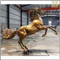 跳躍駿馬銅雕塑擺件鑄造 跳躍駿馬銅雕塑擺件鑄造