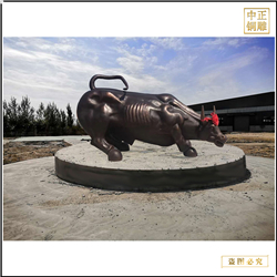 大型廣場(chǎng)華爾街銅牛鑄造 大型廣場(chǎng)華爾街銅牛鑄造