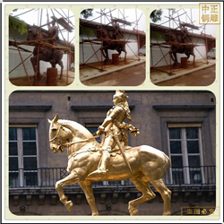 小區景觀銅馬雕塑鑄造廠家 小區景觀銅馬雕塑鑄造廠家