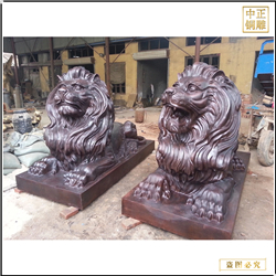 大型西方鎏金銅獅子雕塑報價 大型西方鎏金銅獅子雕塑報價