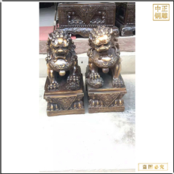 帶底座銅獅子現(xiàn)貨出售 帶底座銅獅子現(xiàn)貨出售