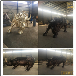 5米華爾街銅牛雕塑 5米華爾街銅牛雕塑