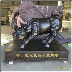 來圖定制銅牛雕塑 來圖定制銅牛雕塑