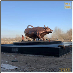 純青銅長5米銅牛鑄造 純青銅長5米銅牛鑄造