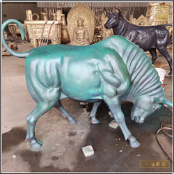 鑄造青銅牛雕塑 鑄造青銅牛雕塑