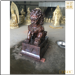 銅純瑞獸銅獅子廠家 銅純瑞獸銅獅子廠家