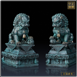 栩栩如生銅獅子鑄造 栩栩如生銅獅子鑄造