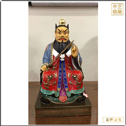 小型張天師銅像 小型張天師銅像