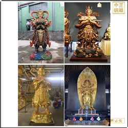 各種韋馱銅佛像 各種韋馱銅佛像