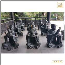 公園古代人物銅雕 公園古代人物銅雕