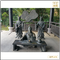 廣場古代人物銅雕 廣場古代人物銅雕