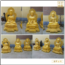 廟宇西方三圣銅像批發(fā)廠(chǎng) 廟宇西方三圣銅像批發(fā)廠(chǎng)