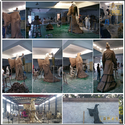 大型景觀人物雕塑鑄造 大型景觀人物雕塑鑄造