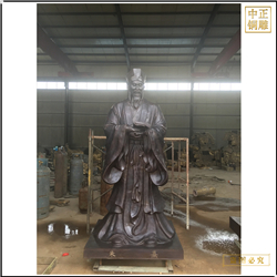 室外大型朱熹雕塑鑄造 室外大型朱熹雕塑鑄造