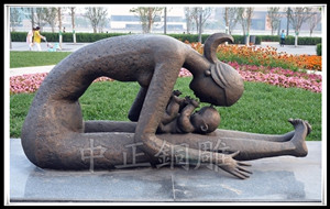 母子雕塑 母子雕塑