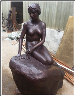 鑄銅美人魚|定做美人魚 鑄銅美人魚|定做美人魚