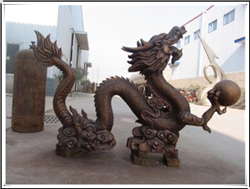 銅龍動物雕塑批發