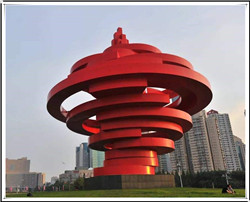 唐縣不銹鋼廣場雕塑 唐縣不銹鋼廣場雕塑