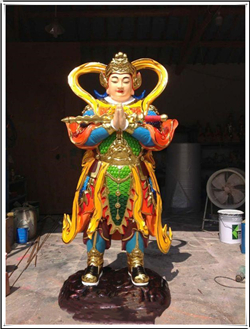 彩繪韋陀佛像 彩繪韋陀佛像