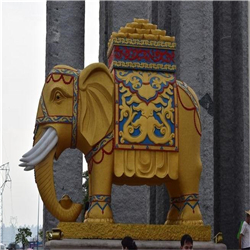 門(mén)口銅大象雕塑 門(mén)口銅大象雕塑