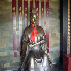 曹植銅雕塑 曹植銅雕塑