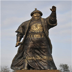 廣場(chǎng)成吉思汗銅雕塑 廣場(chǎng)成吉思汗銅雕塑